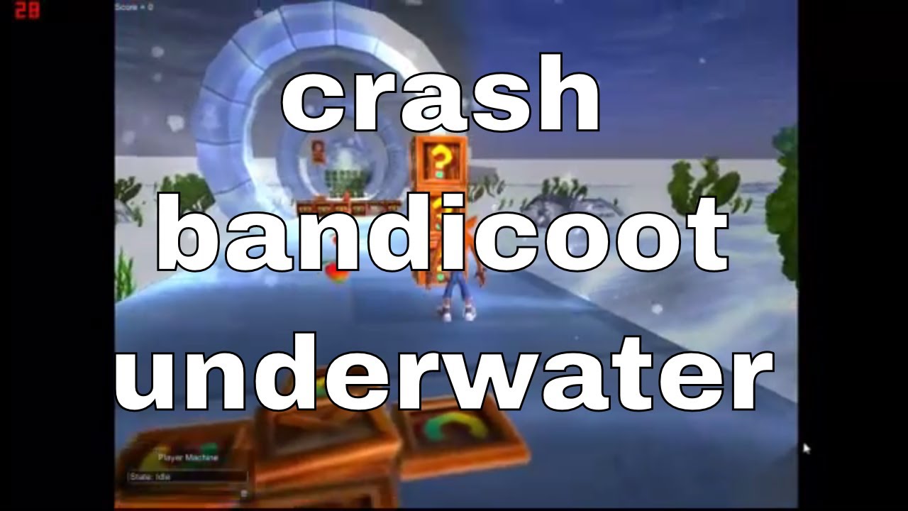 crash bandicoot underwater image